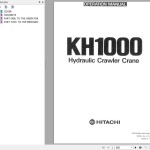 Hitachi KH1000 Operators Manual