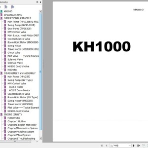 Hitachi KH1000 Service Manual KM085-01