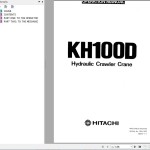 Hitachi KH100D Operators Manual EM223-1-1