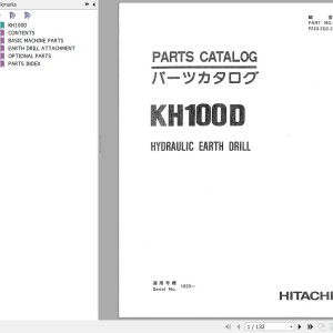 Hitachi KH100D Parts Catalog