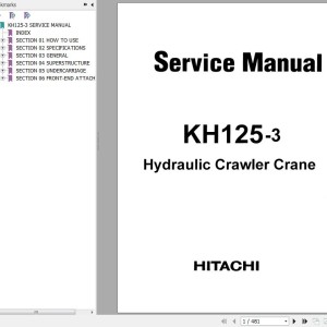 Hitachi KH125-3 Service Manual