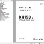 Hitachi KH150-3 Parts List