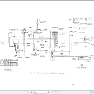 Hitachi KH150A Electrical Circuit Diagram