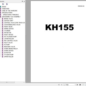 Hitachi KH155 Service Manual KM046-00