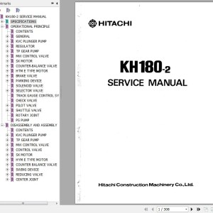 Hitachi KH180-2 Service Manual KM-000-DB