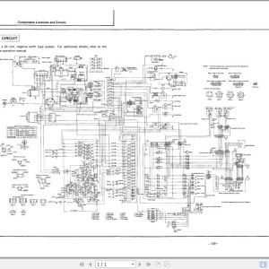 Hitachi KH230-3 Electrical Circuit Diagram