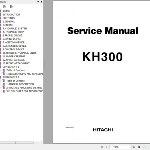 Hitachi KH300 Service Manual KM-010-00