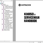 Hitachi KH850-3 Serviceman Handbook KH067-00