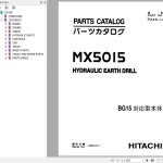 Hitachi MX5015 Parts Catalog P246-1-1