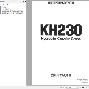 Hitahi KH230 Operators Manual EM245-1-1