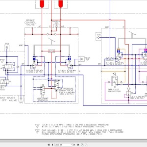 Hitachi EH1100-3 Hydraulic Schematics