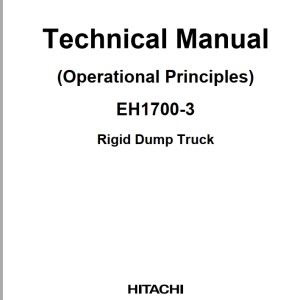 Hitachi EH1700-3 Technical Manual T8R6-E-03