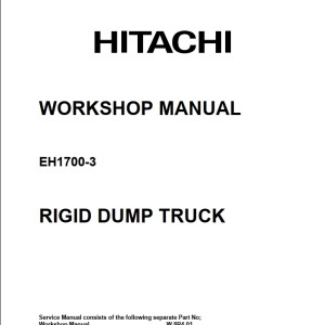 Hitachi EH1700-3 Workshop Manual KM 8R6-03