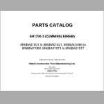 Hitachi EH1700-3PR 8R6AA Parts Catalog P8R6-BA-0000J