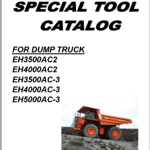 Hitachi EH3500AC-2 EH4000AC-2 3500AC-3 4000AC-3 EH5000AC-3 Special Tool Catalog STCA-DT-20-1