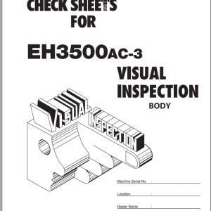 Hitachi EH3500AC-3 Body Check Sheets PMQEA90-EN-BD00