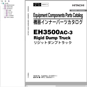 Hitachi EH3500AC-3 Parts Catalog PQEB-E1-3