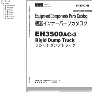 Hitachi EH3500AC-3 Parts Catalog PQEB-E1-4