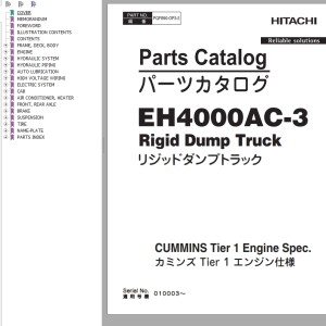 Hitachi EH4000AC-3 Parts Catalog PQFB90-OP3-2