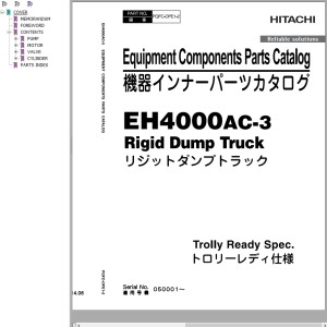Hitachi EH4000AC-3 Parts Catalog PQFC-OPE1-2