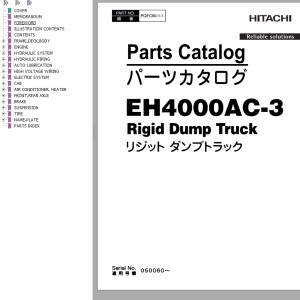 Hitachi EH4000AC-3 Parts Catalog PQFC90-1-1