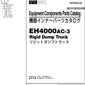 Hitachi EH4000AC-3 Parts Catalog PQFC90-E1-1