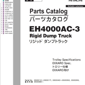 Hitachi EH4000AC-3 Parts Catalog PQFC91-OP2-1