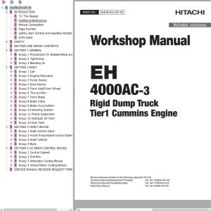 Hitachi EH4000AC-3 Workshop Manual WQFB-EN-OP-00(20200807)
