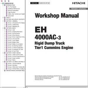 Hitachi EH4000AC-3 Workshop Manual WQFB-EN-OP-00(20220120)