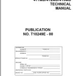 Hitachi EH4500-2 Technical Manual T10249E-00