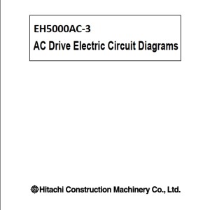 Hitachi EH5000AC-3 AC Drive Electric Circuit Diagrams 20171109