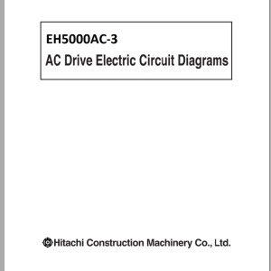 Hitachi EH5000AC-3 AC Drive Electric Circuit Diagrams 331SJ26811