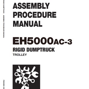 Hitachi EH5000AC-3 Assembly Procedure Manual PMQHB91-EN-AM00