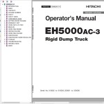 Hitachi EH5000AC-3 Operator's Manual ENMQHA-1-4