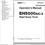 Hitachi EH5000AC-3 Operator's Manual ENMQHA-2-2