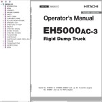 Hitachi EH5000AC-3 Operator's Manual ENMQHA-2-4