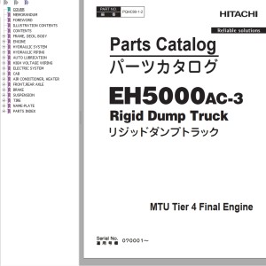 Hitachi EH5000AC-3 Parts Catalog PQHC90-1-2