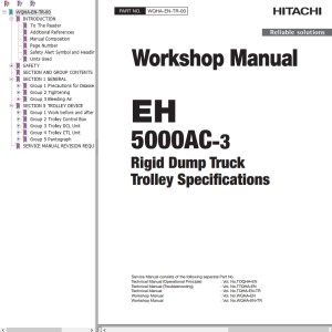 Hitachi EH5000AC-3 Workshop Manual WQHA-EN-TR-00