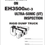 Hitachi EH3500AC-3 Ultra-Sonic (UT) Inspection Check Sheets PMQEA90-EN-UT00