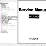 Hitachi EX1000 Service Manual KM-107-00