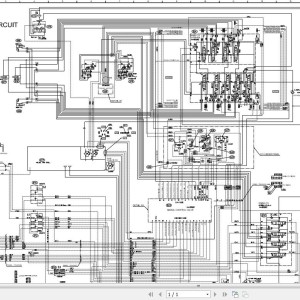 Hitachi EX1200-5C Electrical & Hydraulic Circuit Diagram TT183E-00