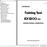 Hitachi EX1200-5D Training Text Operational Principle TTLA-0730-EX