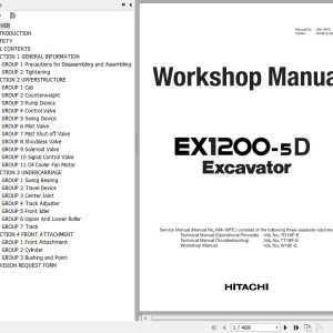 Hitachi EX1200-5D Workshop Manual W18F-E-00