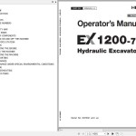 Hitachi EX1200-7 EX1200-7B Operator's Manual