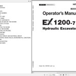 Hitachi EX1200-7 EX1200-7B Operator's Manual