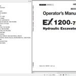 Hitachi EX1200-7 EX1200-7B Operator's Manual