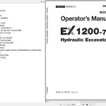 Hitachi EX1200-7 EX1200-7B Operator's Manual