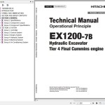 Hitachi EX1200-7B T4F Cummins Technical Manual Operational Principle TOKAB90-EN-01