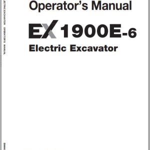 Hitachi EX1900E-6 Operator’s Manual ENMKBC-1-4