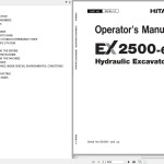 Hitachi EX2500-6 Operator's Manual